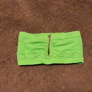 Strapless Bra with Zipper